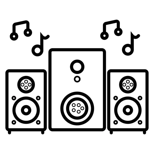 Speaker Icon Vector Illustration — Stock Vector