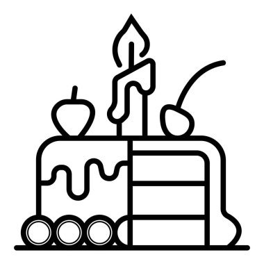 Pasta kutsal kişilerin resmi, vektör çizim