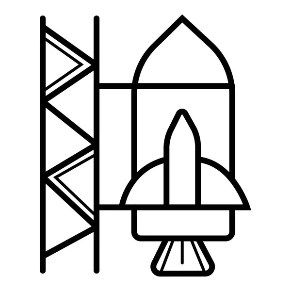 Raketensymbol Vektor Illustration — Stockvektor