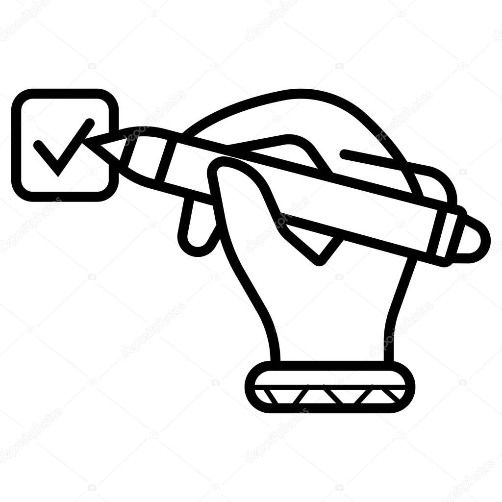 Checkbox And Pen Icon Vector Premium Vector In Adobe Illustrator Ai Ai Format Encapsulated Postscript Eps Eps Format