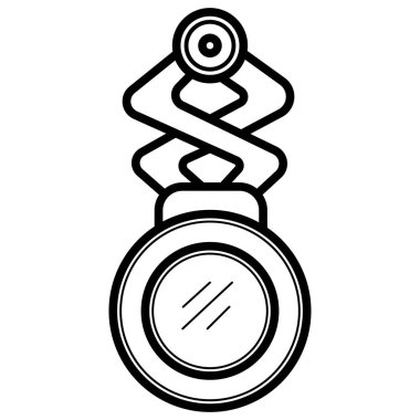 ayna güzellik moda simge vektör