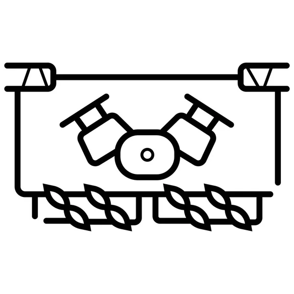 Balkonvektor Symbol Illustration — Stockvektor