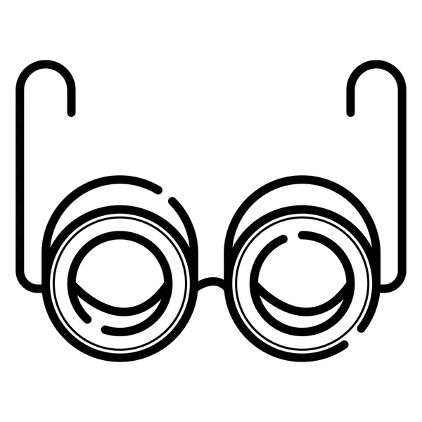 Optical Glasses Icon Illustration — Stock Vector