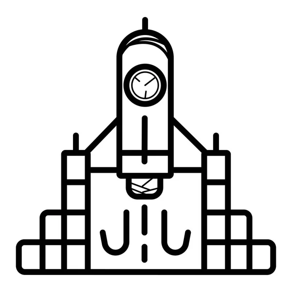 Raketensymbolvektor Illustration — Stockvektor