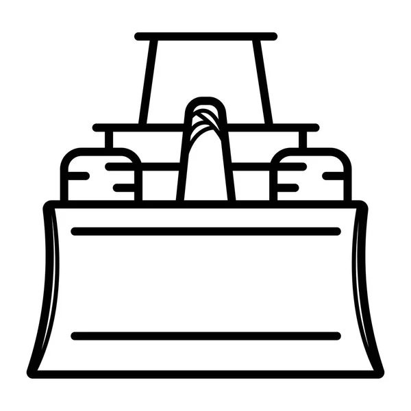 simge kar temizleme aracı. Kış vektör çizim 