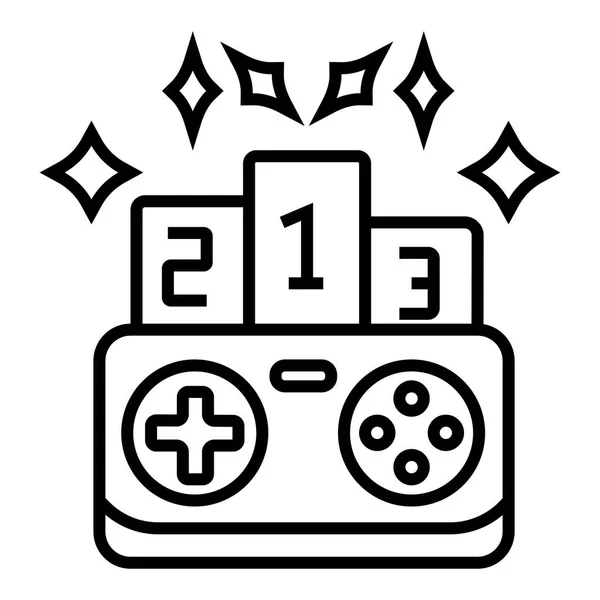 Ilustração Vetorial Ícone Gamepad —  Vetores de Stock