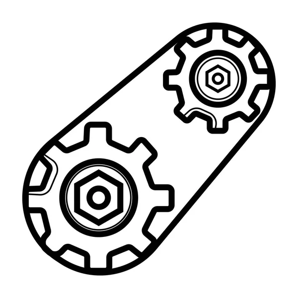 Mechanism Icon Vector Illustration — Stock Vector