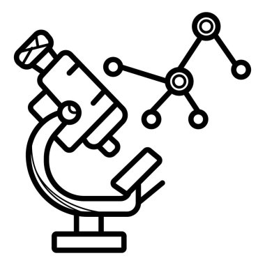 Bilimsel simge vektör çizim