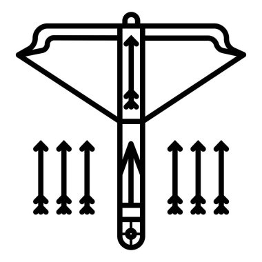 tatar yayı vektör simge tasarlamak 