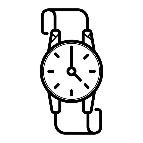 Reloj Muñeca Vectorial Ico — Vector de stock