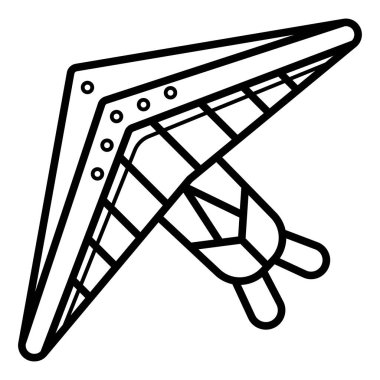  hang glider simge vektör