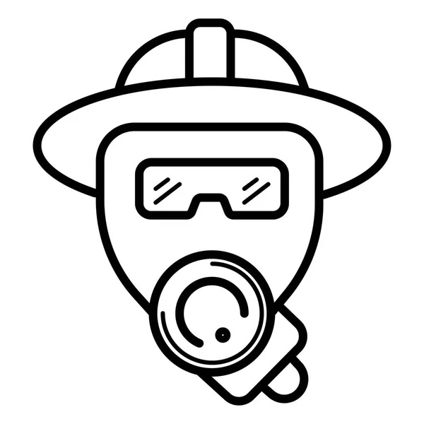 Icono Bombero Vector Ilustración — Vector de stock