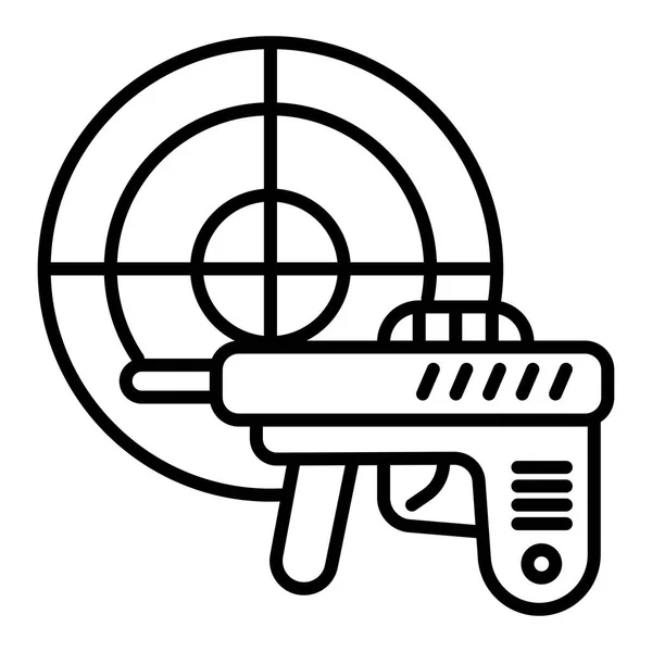 Paintball Pictogram Vectorillustratie — Stockvector