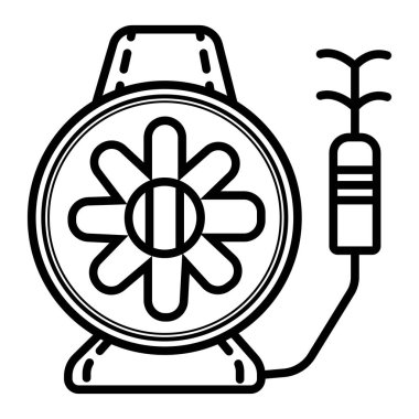 Sulama hortumu simge tasarlamak vektör 