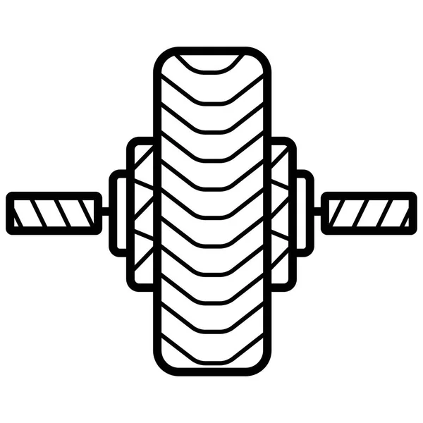 Tekerlek Simge Tasarlamak — Stok Vektör