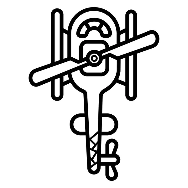 Helikopter Icon Vektorillustration — Stockvektor