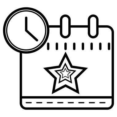 Takvim simgesini, basit tasarım planlama