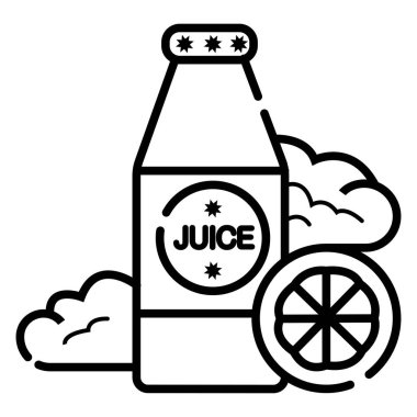 Suyu simgesi. Şişe suyu