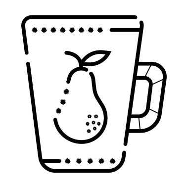 Marka siyah beyaz vektör simgesi