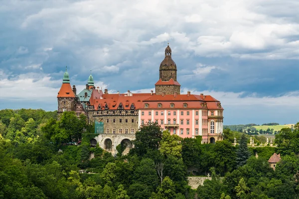 Walbrzych Poland July 2016年7月29日在波兰瓦尔布里奇的巴洛克城堡Ksiaz — 图库照片