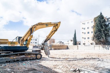 AMMAN, JORDAN - FEBRUARY 15: Streets of Amman the capital city of Jordan, on 15th February 2019 in Amman, Jordan.