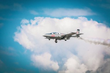 SOBIENİE SZLACHECKIE, POLAND - 16 Haziran: TS-2 Iskra (Kıvılcım) Haziran 2018 'de Polonya' nın Sobienie Szlacheckie kentinde gerçekleştirildi..