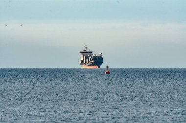 Ship arriving Koper - Slovenia