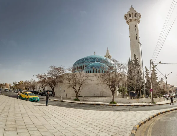 König Abdullah Moschee Amman Jordanien — Stockfoto