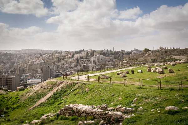 Panorama Amman Jordan Capital City — ストック写真