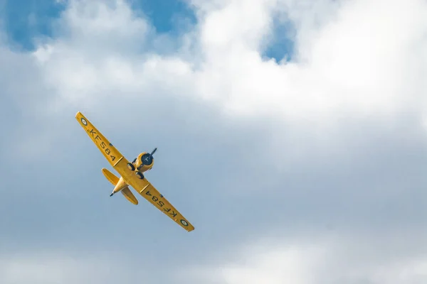 Sobienie Szlacheckie Poland June Historic Planes Sky Show June 2018 — стокове фото