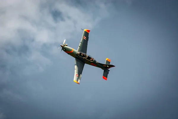 Sobienie Szlacheckie Lengyelország Június Pzl 130 2018 Júniusi Sky Show — Stock Fotó