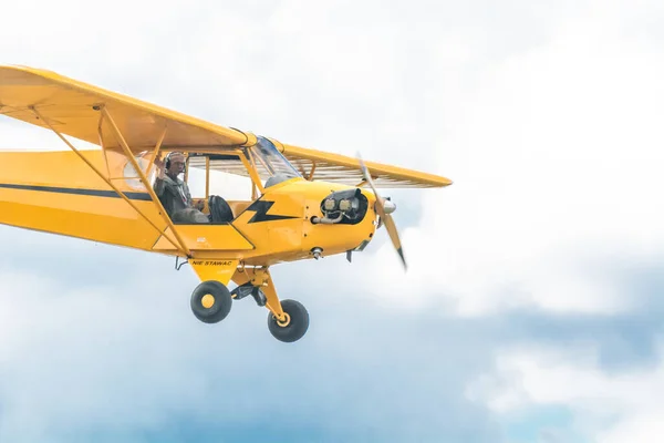 Sobienie Szlacheckie Lengyelország Június Történelmi Repülőgépek 2018 Júniusi Sky Show — Stock Fotó