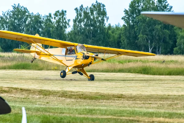 Sobienie Szlacheckie Polonia Junio Aviones Históricos Durante Sky Show Junio —  Fotos de Stock