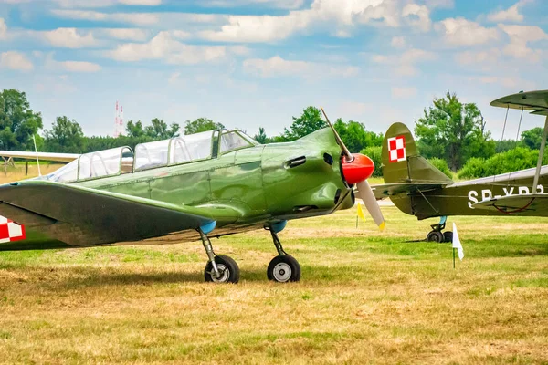 Sobienie Szlacheckie Polen Juni Historische Vliegtuigen Tijdens Sky Show Juni — Stockfoto