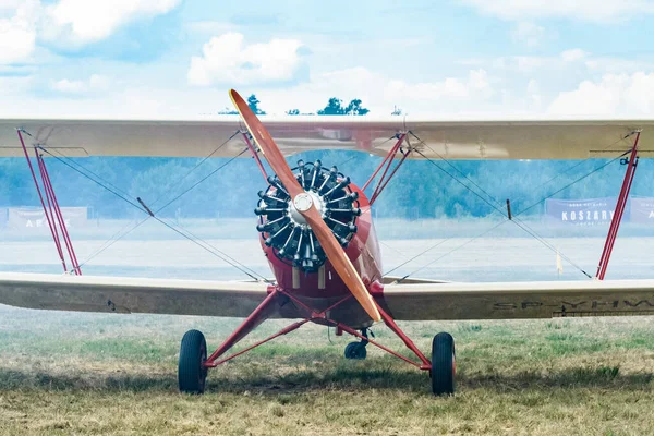 Sobienie Szlacheckie Lengyelország Június Történelmi Repülőgépek 2018 Júniusi Sky Show — Stock Fotó