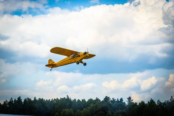 Sobienie Szlacheckie Poland June Historic Planes Sky Show June 2018 — Stockfoto