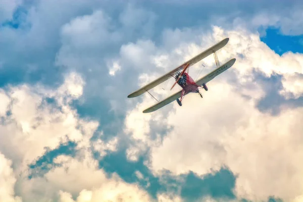 Sobienie Szlacheckie Poland June Historic Planes Sky Show June 2018 — Stockfoto