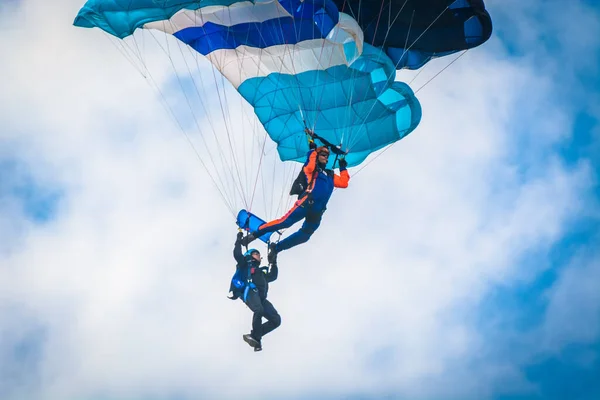 Sobienie Szlacheckie Poland June Paragliders Sky Show June 2018 Sobienie — Stock Photo, Image