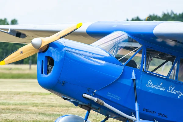 Sobienie Szlacheckie Poland June Historic Planes Sky Show June 2018 — Stockfoto