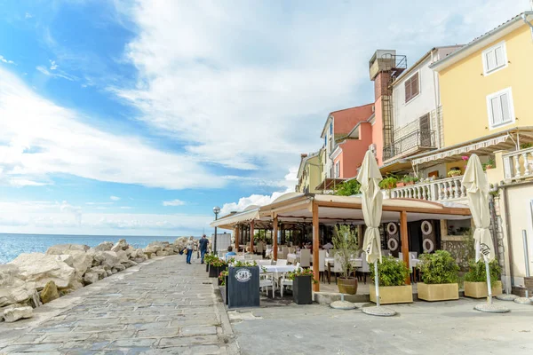 Piran Slovenia September Buidlings Old Town 18Th September 2016 Piran — Foto de Stock