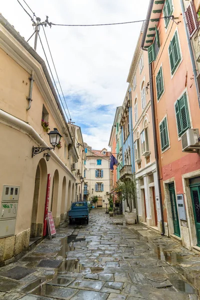 Piran Slovenia Settembre Edifici Del Centro Storico Settembre 2016 Pirano — Foto Stock