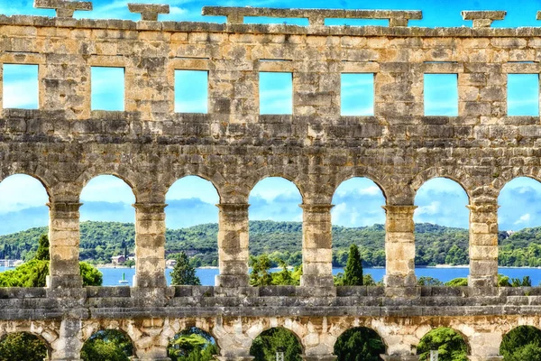 Pula Arena Pula Croácia — Fotografia de Stock