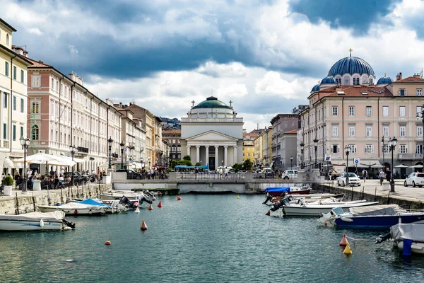 Trieste Itálie Září Kostel Svatého Antonia Září 2016 Italském Terstu — Stock fotografie