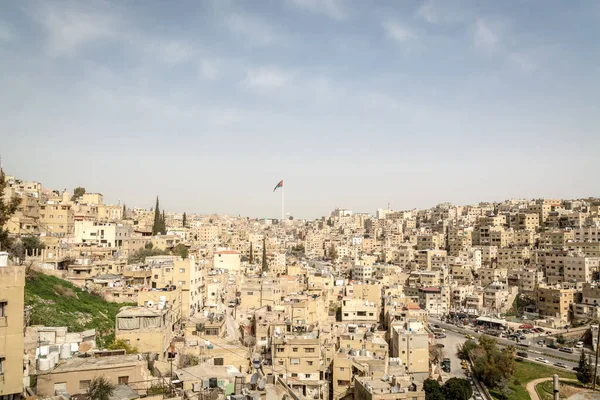 Amman Jordan Φεβρουαριου Δρόμοι Του Αμμάν Της Πρωτεύουσας Της Ιορδανίας Εικόνα Αρχείου