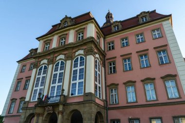 WALBRZYCH, POLAND - 29 Temmuz 2016 'da Polonya' nın Walbrzych kentinde bulunan Barok Şatosu Ksiaz.