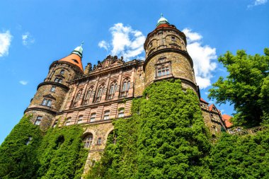 WALBRZYCH, POLAND - JULY 29:  Baroque castle Ksiaz on 29th July 2016 in Walbrzych, Poland.
