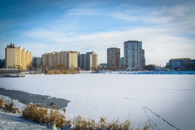 Balaton Lake in winter - Warsaw, Poland