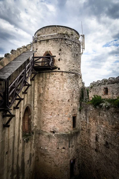 Abandoned Chojnik Castle Travel — Stok Foto