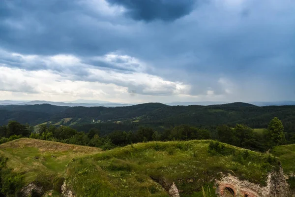 Вид Форт Серебряная Гора Польша — стоковое фото