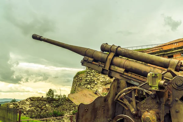 Old Artillery Sky Background — Stock Photo, Image